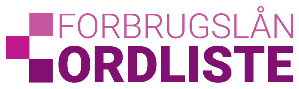 Forbrugslån: Ordforklaringer